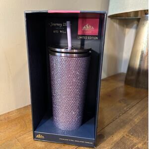 Hydrapeak Journey 25oz Bling Light Purple Tumbler NIB Sparkly Rare